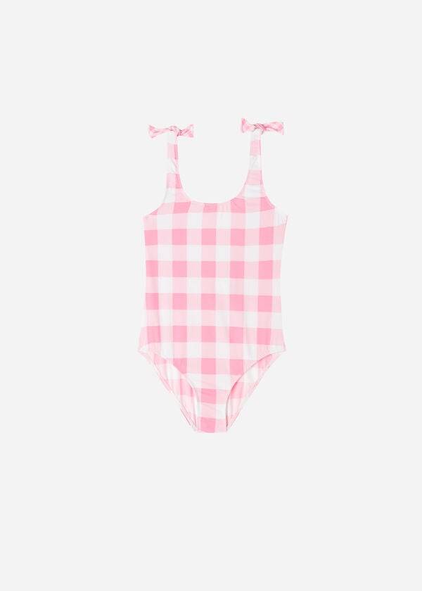 calzedonia costume intero lione per bambini rosa