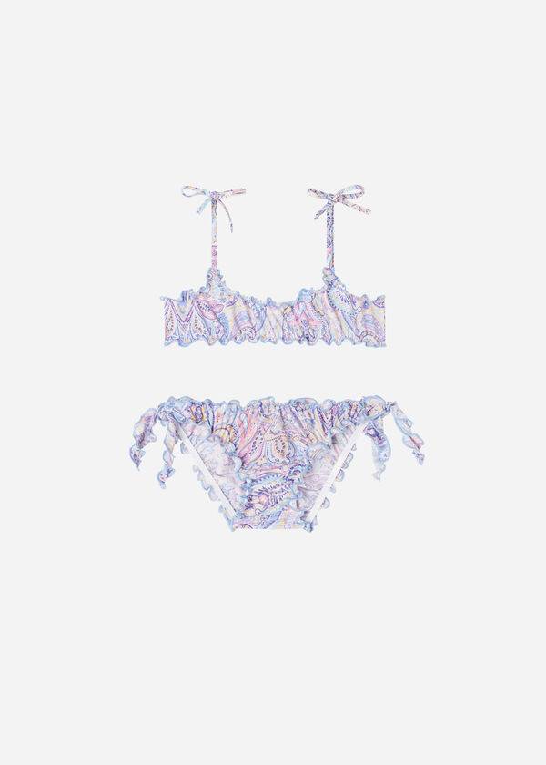 costumi da bagno due pezzi amalfi calzedonia blu per bambini
