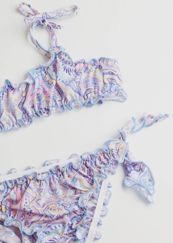 costumi da bagno due pezzi amalfi calzedonia blu per bambini