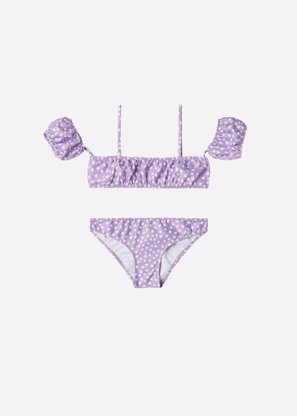 costume da bagno due pezzi cipro calzedonia per bambini viola