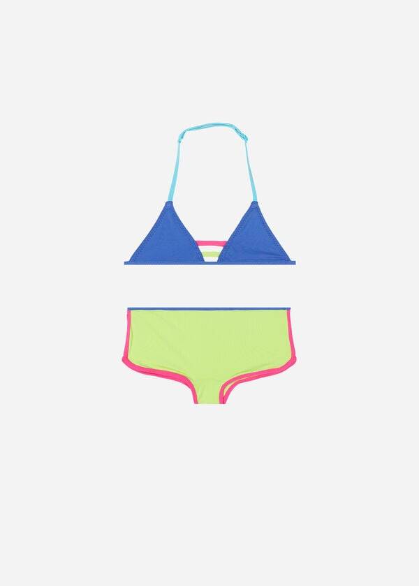 costumi da bagno blu calzedonia due pezzi tokyo eco per bambini