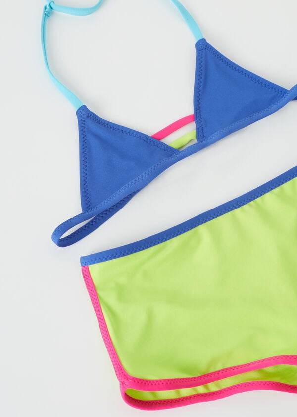 costumi da bagno blu calzedonia due pezzi tokyo eco per bambini