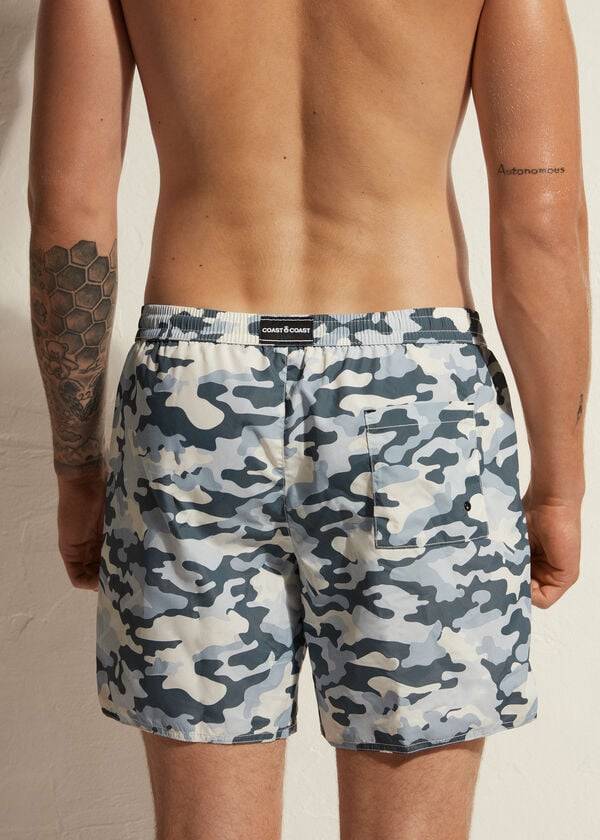 costume da bagno da uomo calzedonia formentera nerobianco
