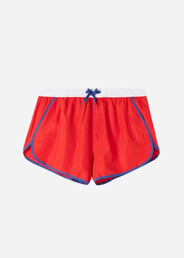 calzedonia venice beach eco costume da bagno da uomo rosso