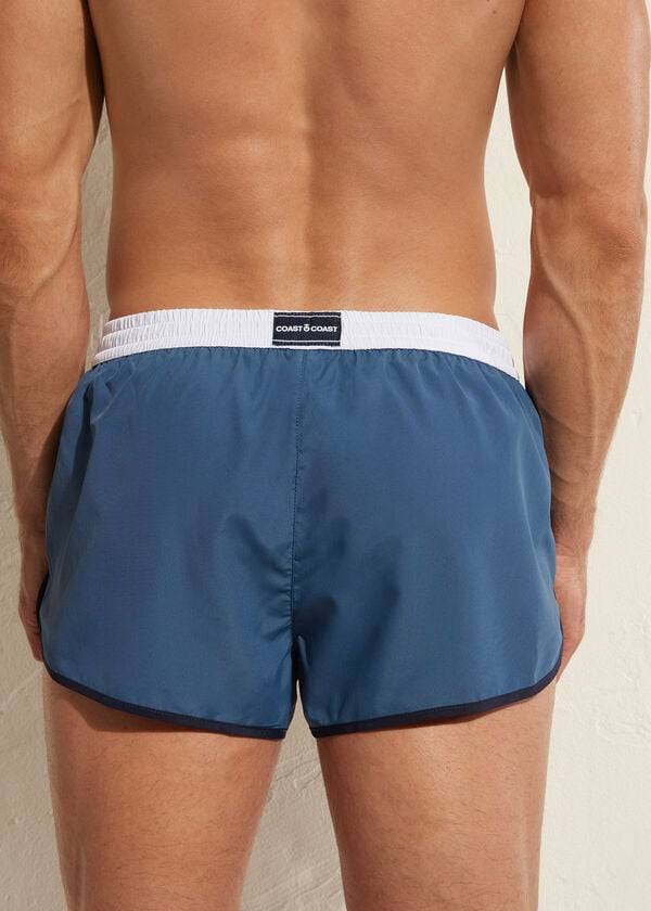 costume da bagno ecologico blu da uomo calzedonia venice beach