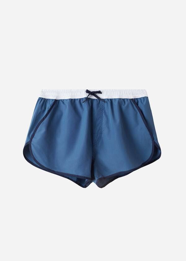 costume da bagno ecologico blu da uomo calzedonia venice beach