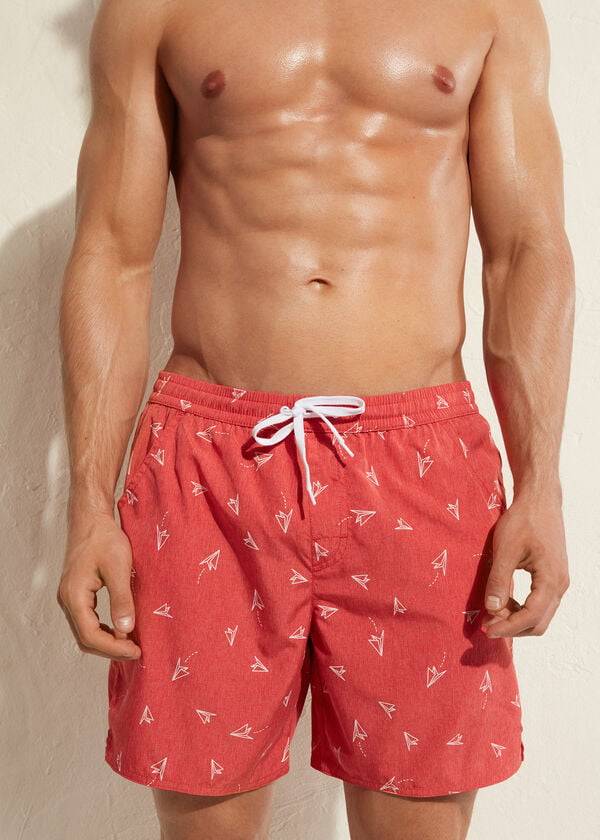 costume da bagno rosso da uomo calzedonia formentera