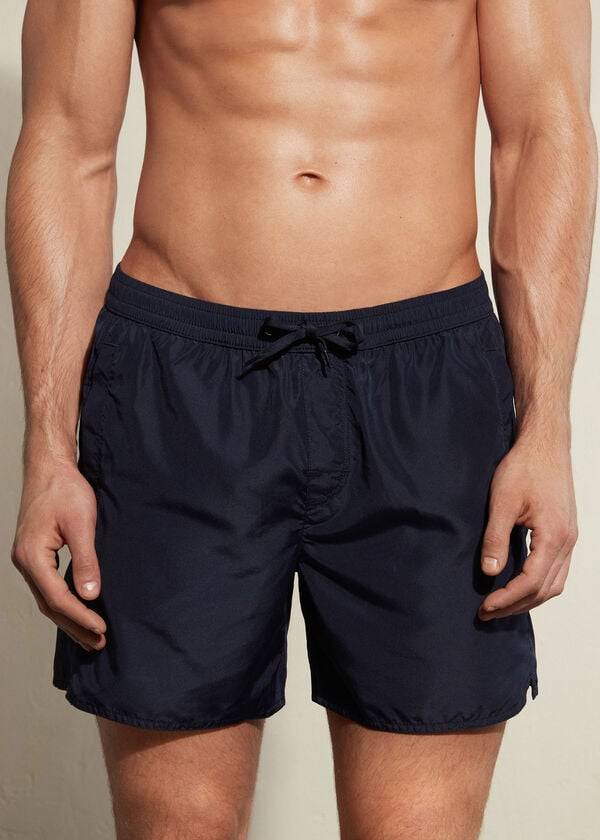 costume da bagno da uomo calzedonia formentera blu navy