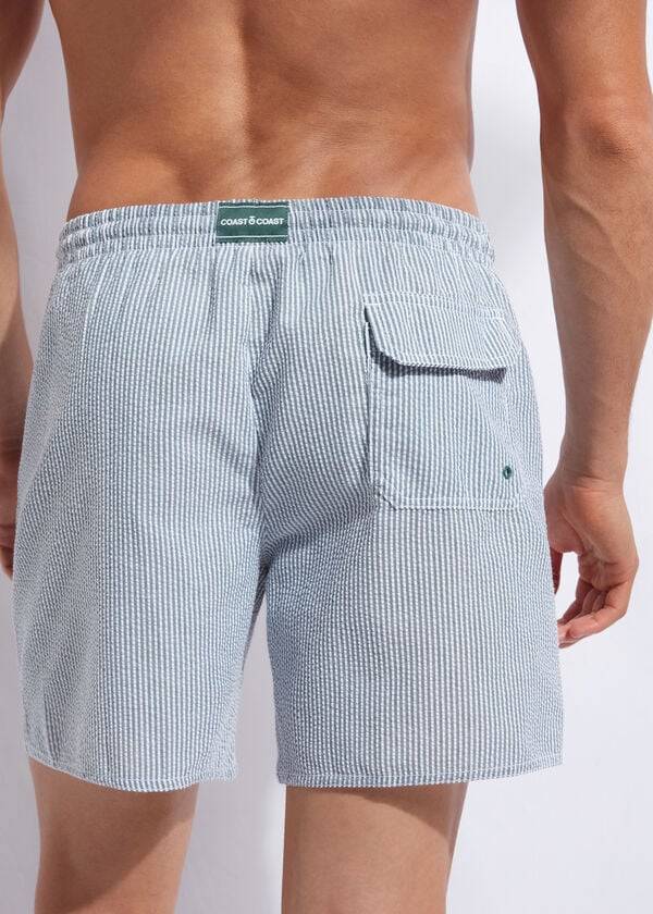 costume da bagno da uomo calzedonia formentera verdebianco