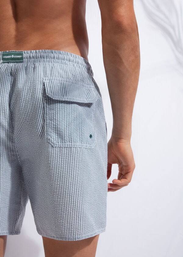 costume da bagno da uomo calzedonia formentera verdebianco