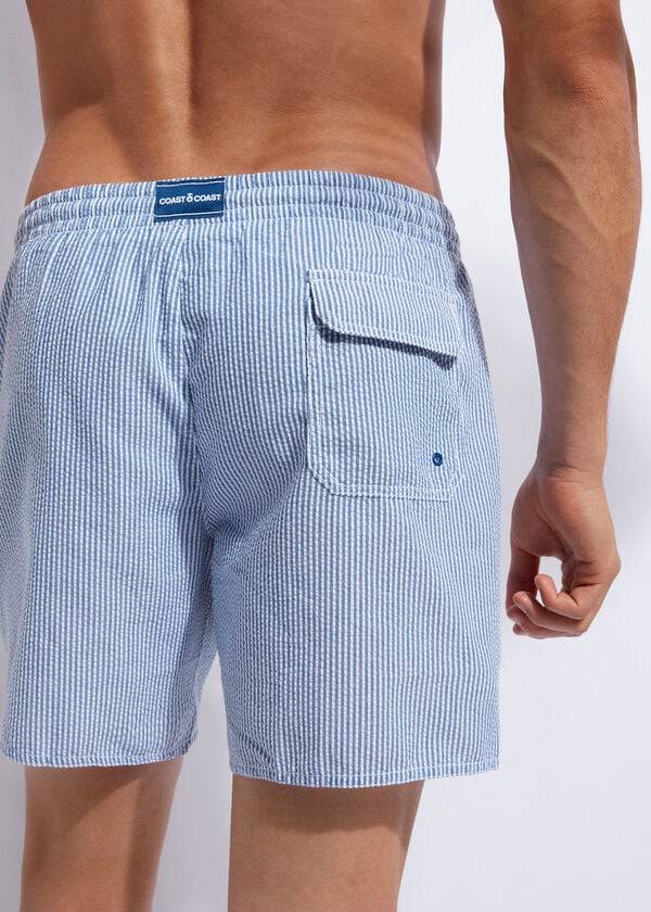 calzedonia formentera costume da bagno da uomo blu bianco