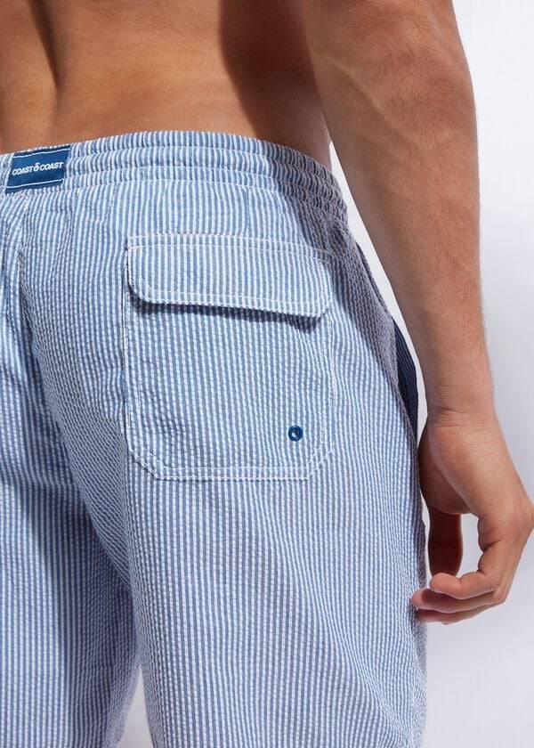 calzedonia formentera costume da bagno da uomo blu bianco