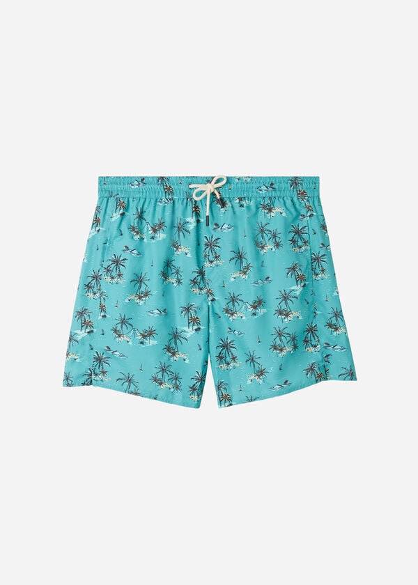 costume da bagno da uomo calzedonia formentera sport verde