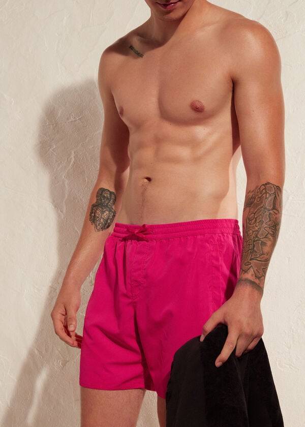 calzedonia formentera sport costume da bagno da uomo rosa