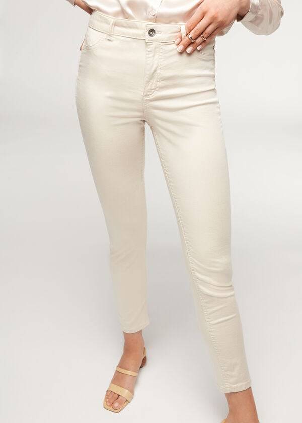 jeans da donna calzedonia eco light push up in denim marronebeige