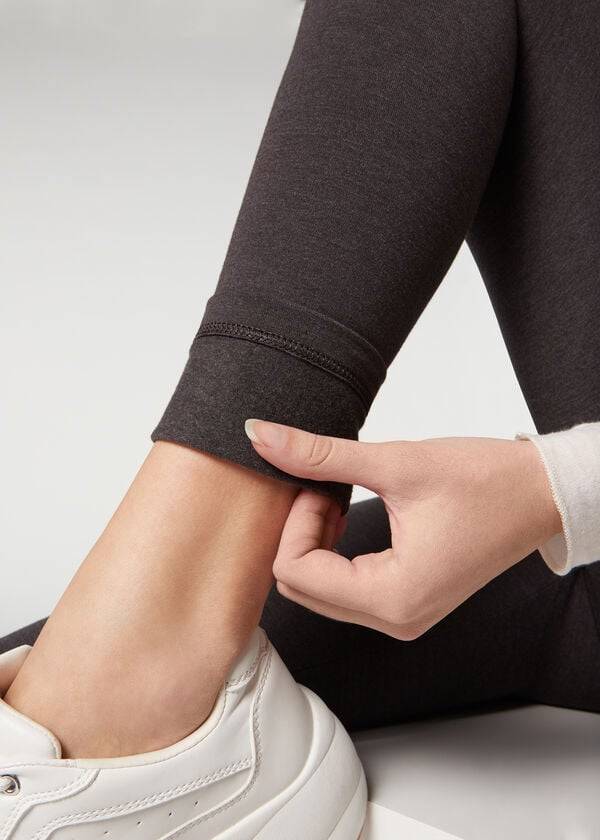leggings termici da donna calzedonia grigi