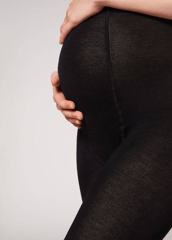 calzedonia maternity con cashmere collant donna nero