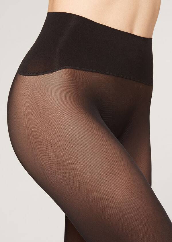 collant donna calzedonia 30 denari totalmente invisibile coprente nero