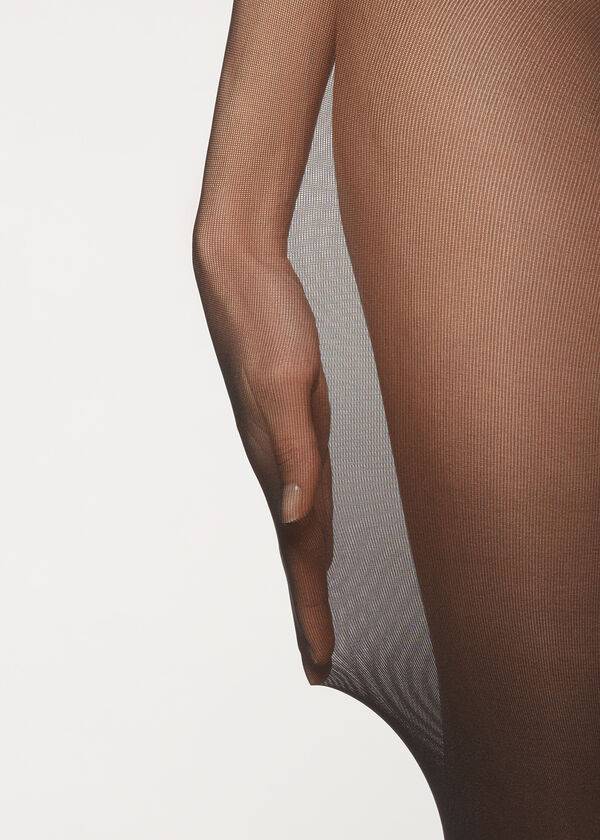 collant donna calzedonia 30 denari totalmente invisibile coprente nero