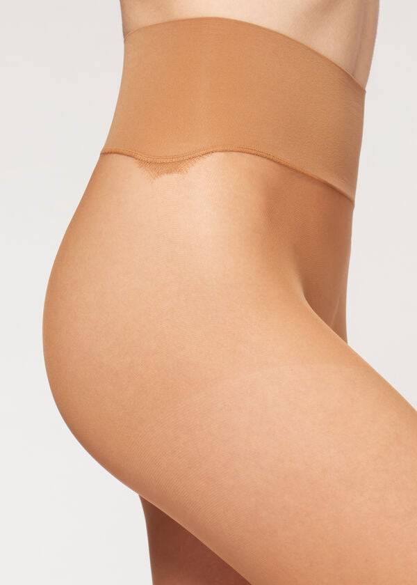 calzedonia 20 denier essential invisible sheer collant donna khaki