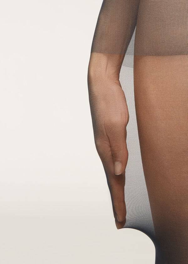 collant blu da donna calzedonia 40 denari action medium sheer