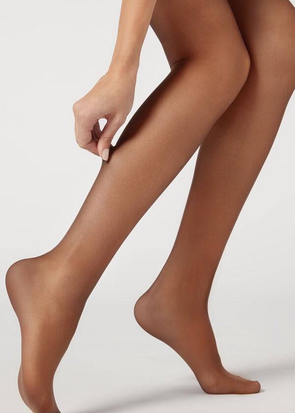calzedonia 40 denier action medium sheer womens tight coffee