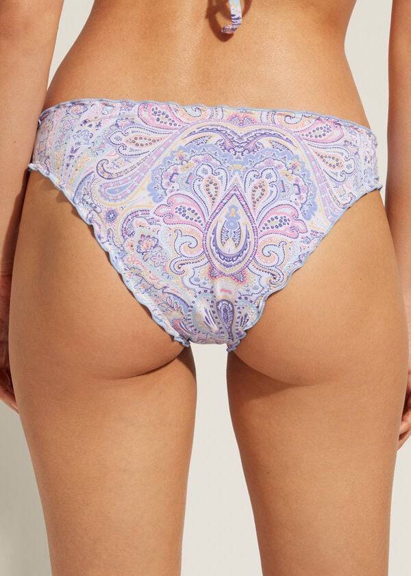 slip bikini da donna calzedonia amalfi blu