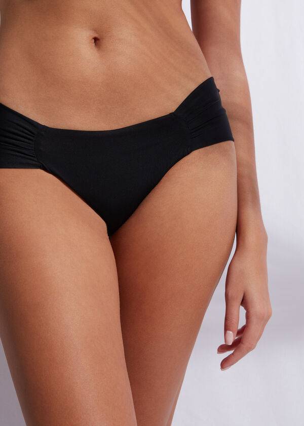 slip bikini nero da donna calzedonia brazilian indonesia eco