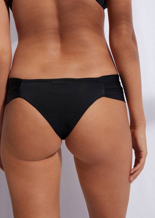 slip bikini nero da donna calzedonia brazilian indonesia eco