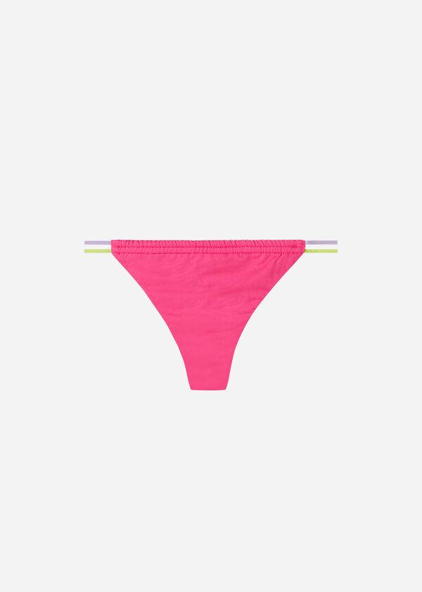 calzedonia brasiliano perizoma tokyo eco bikini slip donna rosa