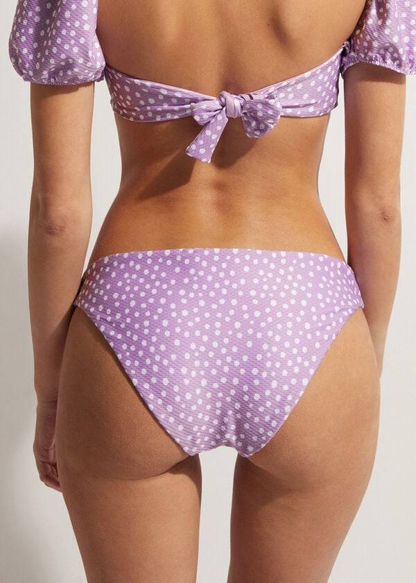 slip bikini calzedonia cipro da donna viola