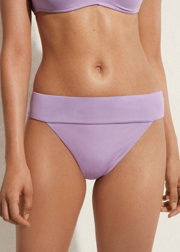 calzedonia high waist brazilian indonesia eco bikini bottom da donna viola