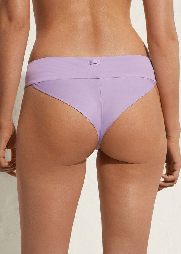 calzedonia high waist brazilian indonesia eco bikini bottom da donna viola