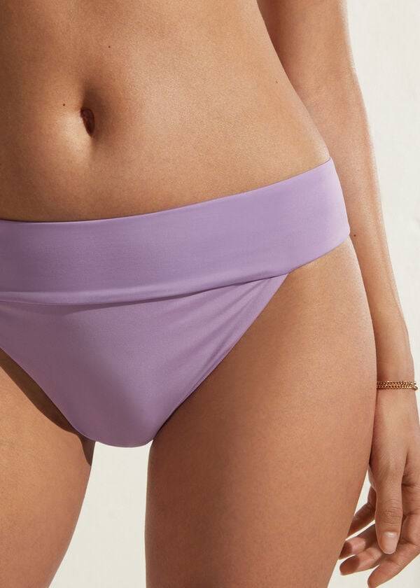 calzedonia high waist brazilian indonesia eco bikini bottom da donna viola