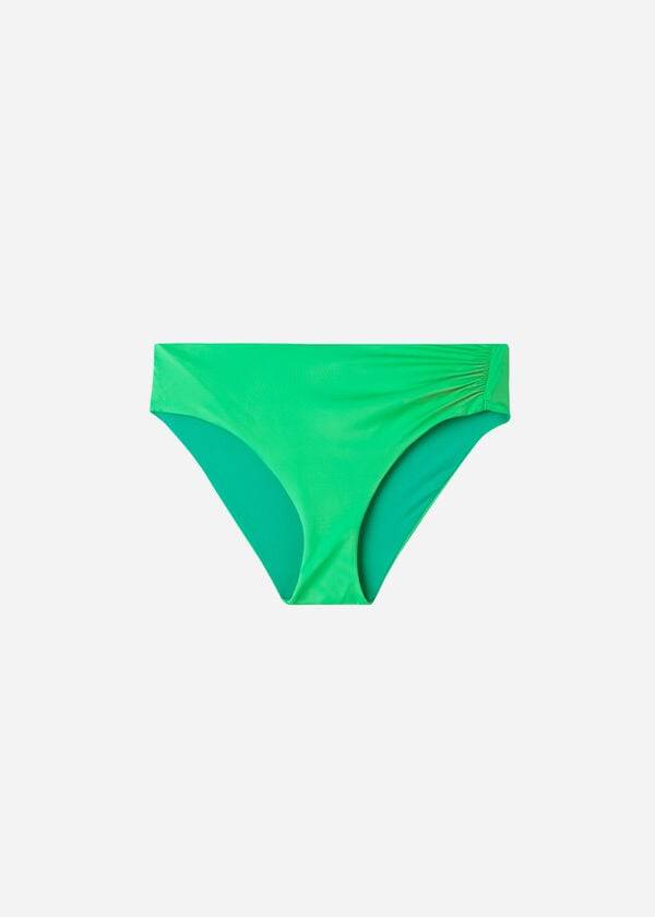 calzedonia high waist indonesia eco bikini bottom da donna verde