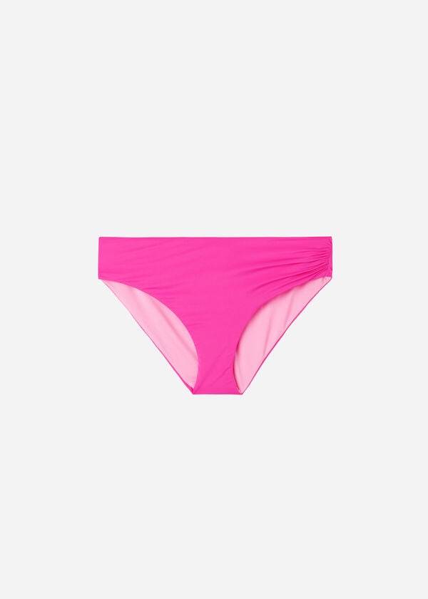 slip bikini rosa a vita alta da donna calzedonia indonesia eco