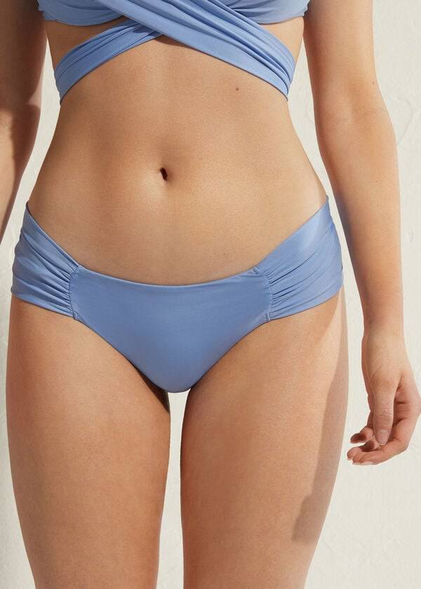 slip bikini da donna calzedonia indonesia eco blu