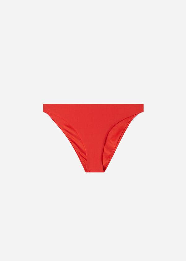 calzedonia indonesia eco bikini bottom rosso da donna