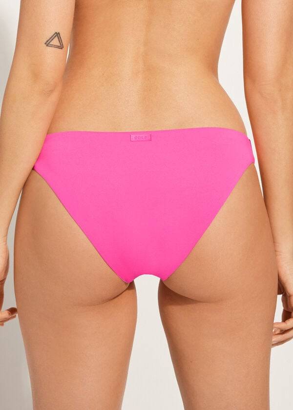 slip bikini da donna a vita bassa eco calzedonia indonesia rosa