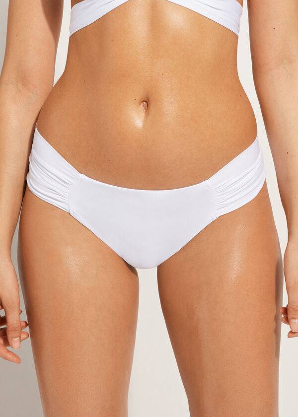 slip bikini da donna calzedonia indonesia eco rosa bianco