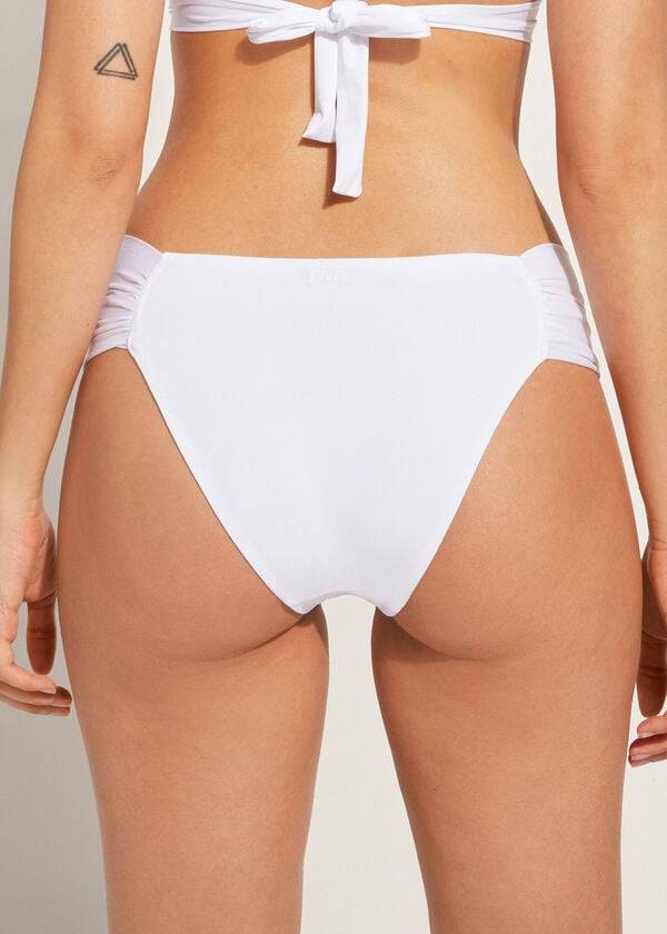 slip bikini da donna calzedonia indonesia eco rosa bianco
