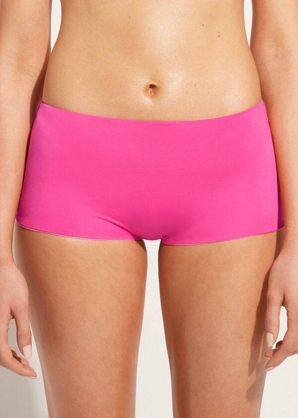 slip bikini ecologico indonesia da donna calzedonia colore rosa