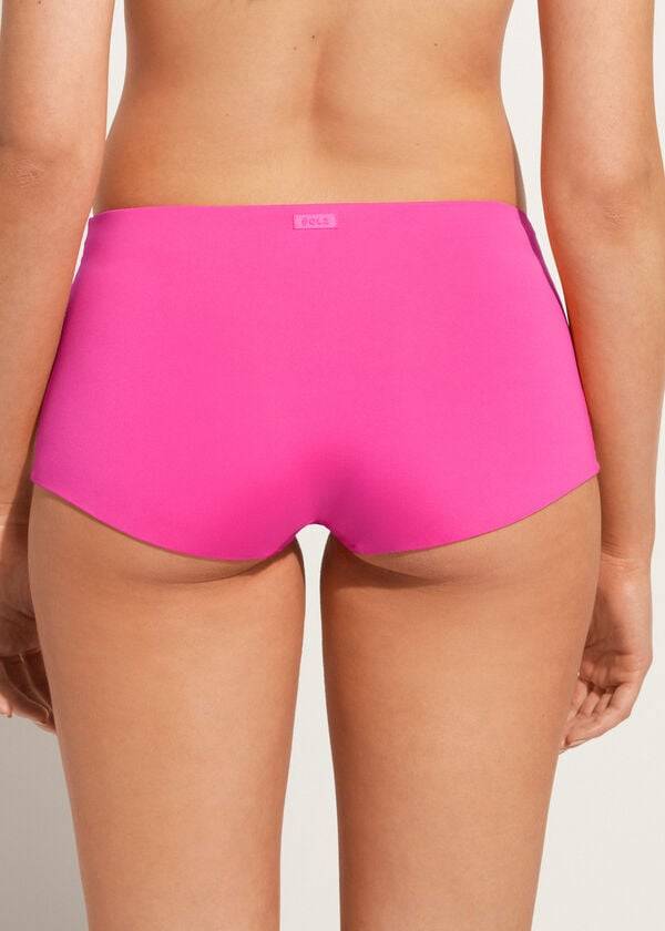 slip bikini ecologico indonesia da donna calzedonia colore rosa
