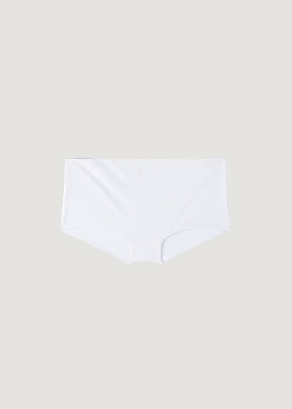slip bikini ecologico calzedonia da donna colore bianco