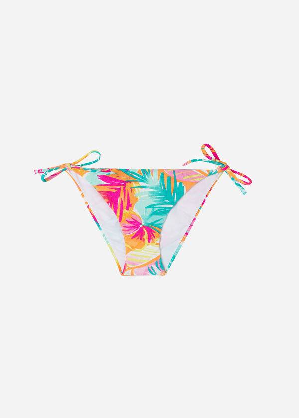 slip bikini da donna calzedonia string beverly hills multicolore