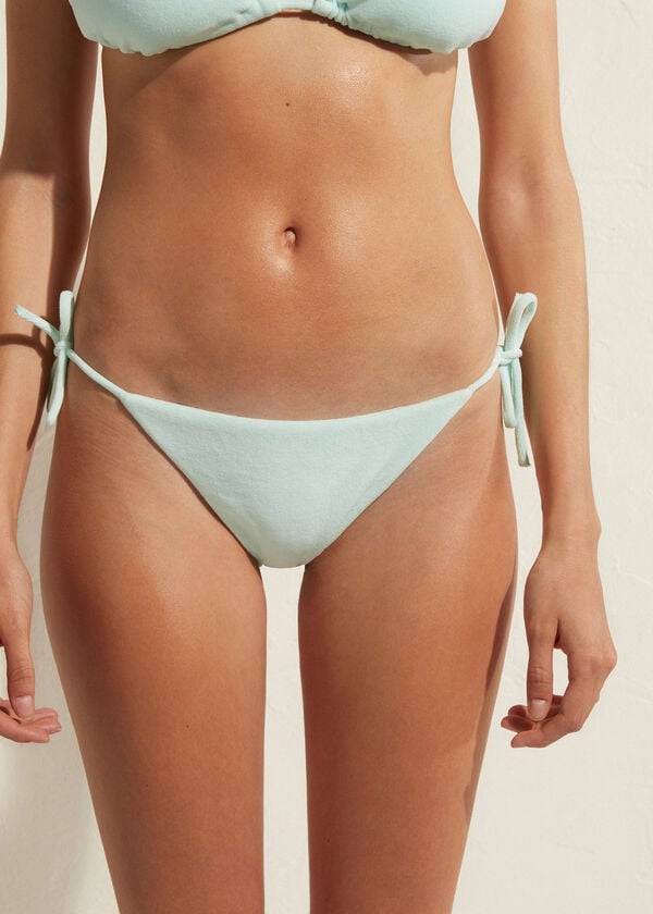 calzedonia string beverly hills eco bikini bottom donna blu