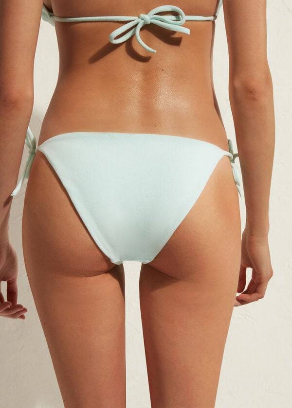calzedonia string beverly hills eco bikini bottom donna blu