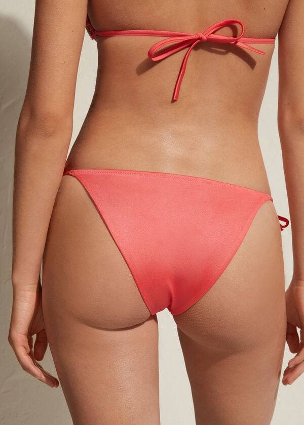 slip bikini da donna calzedonia string cannes rosa