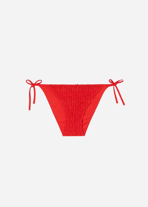 slip bikini rosso da donna calzedonia string marrakech