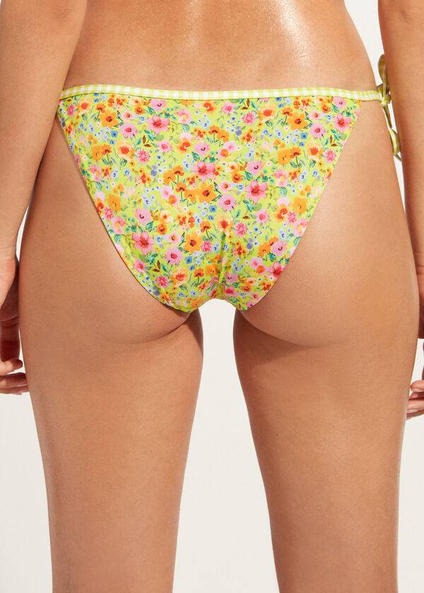 slip bikini giallo da donna calzedonia string siviglia